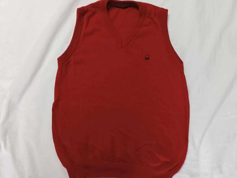Colete lã, Benetton,T. M (7-8anos)