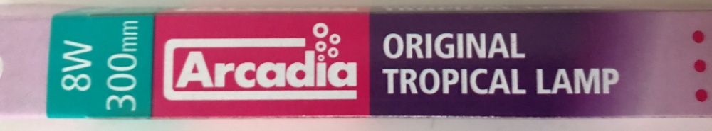 Arcadia Original Tropical 8W - 300mm / 12" Lâmpada fluorescente - NOVA