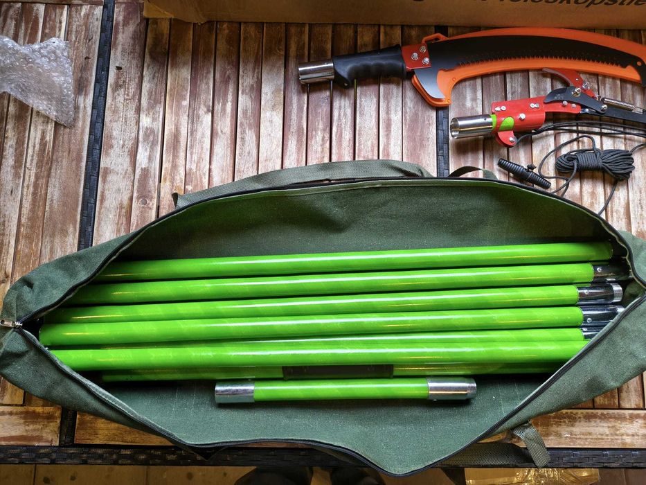 Piła teleskopowa 8M ogrodnicza na wysięgniku 200-600CM do gałęzi.