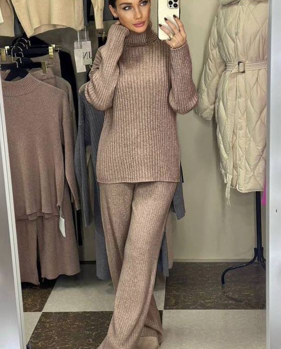 Костюм ангора рубчик