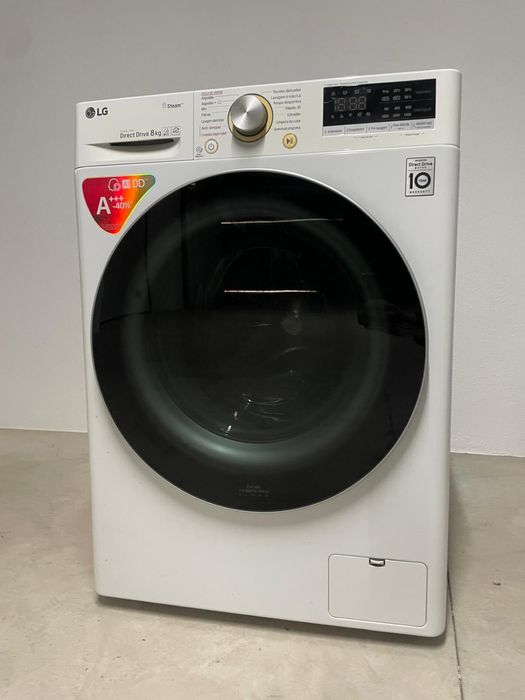 Máquina de lavar roupa LG 8k - AI DD, steam, Wi-Fi