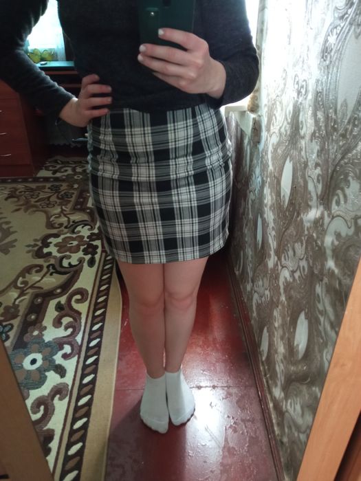 Класична клітинчаста спідниця в стилі тартан