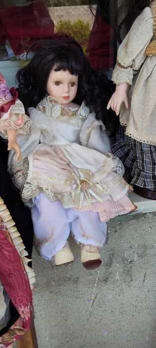 Bonecas antigas de porcelana coleção