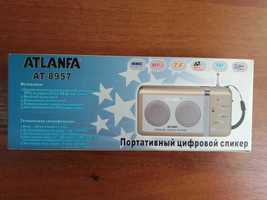 Карманное радио  Atlanfa AT-8957 серого цвета