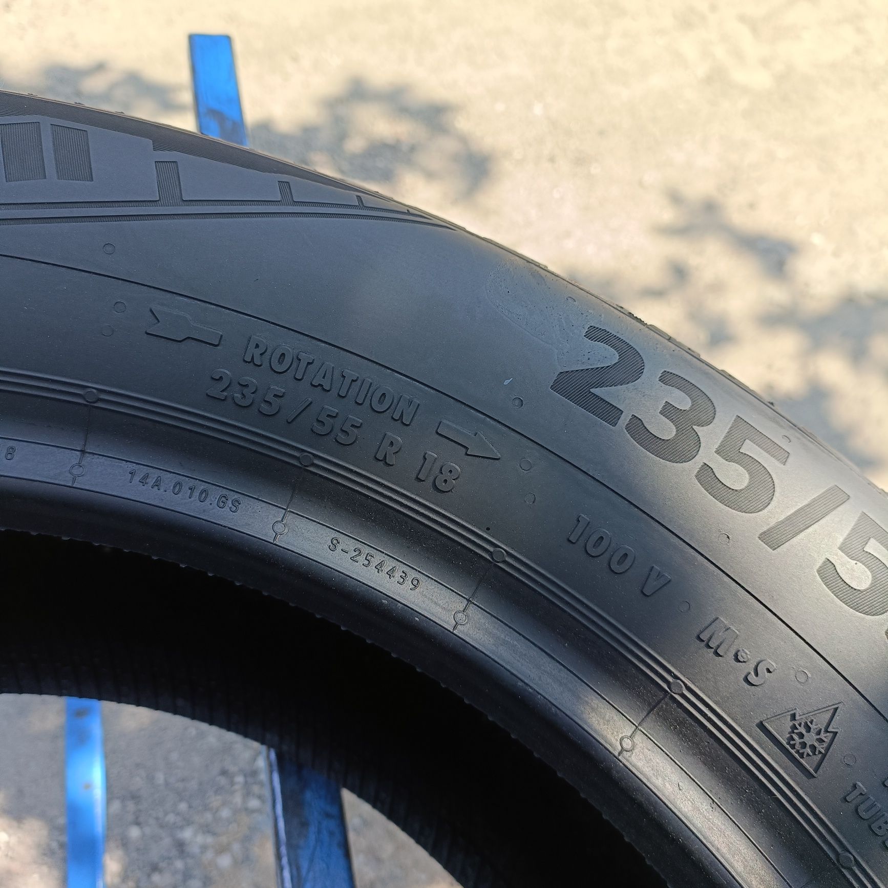 235/55r18 Continental AllseasonContact z 2023r 7mm jak nowe
