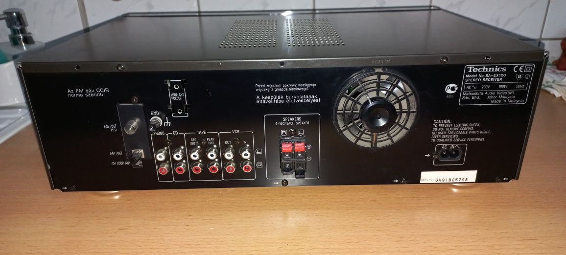 Amplituner Technics SA-EX120 brzytwa