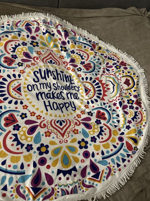 Ręcznik plażowy okrągły