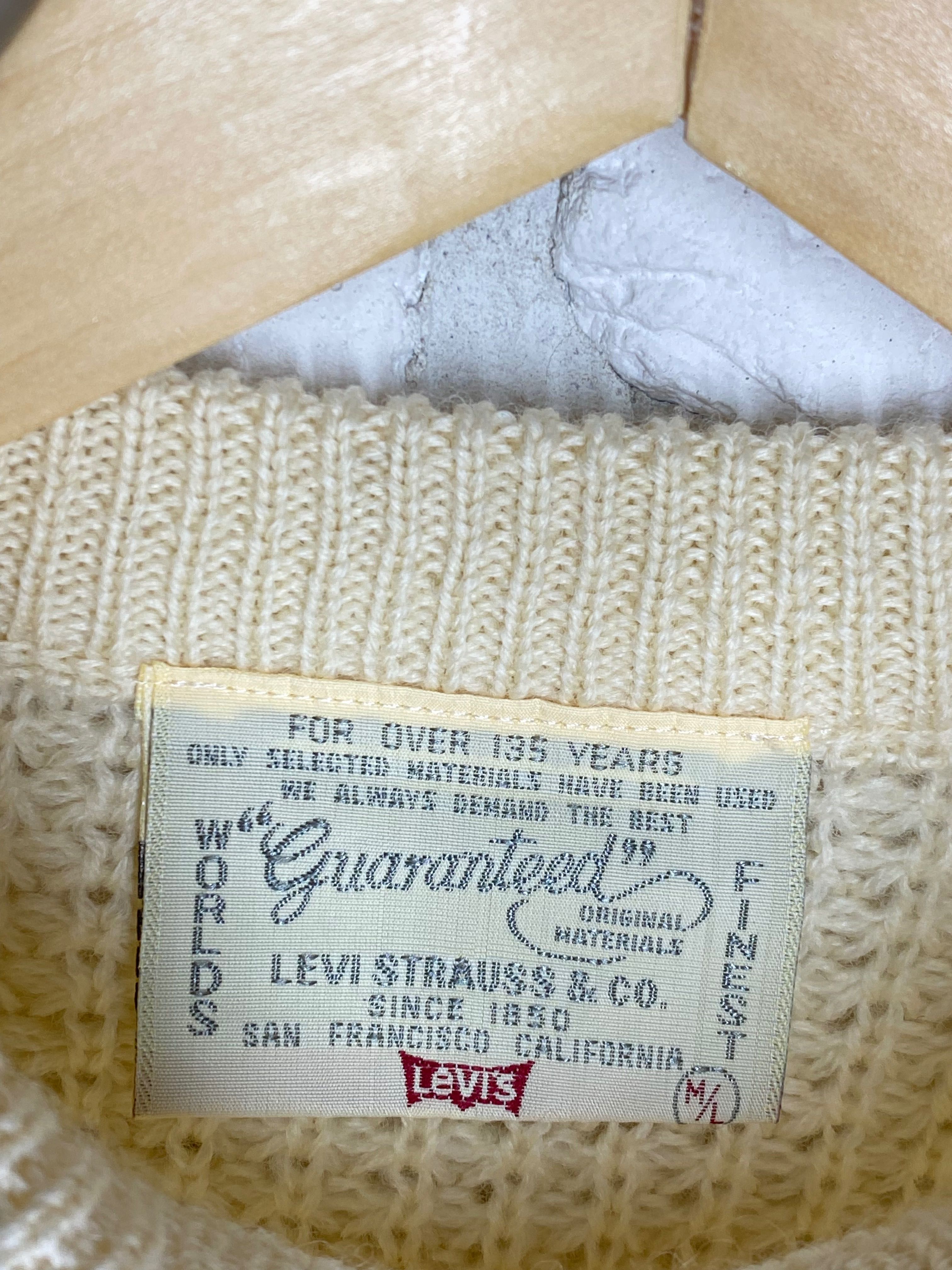 Vintage sweter Levi's white tag