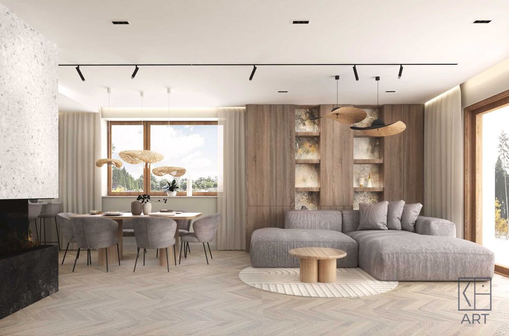 Kompleksowy projekt wnętrza, wolne terminy KB.ART