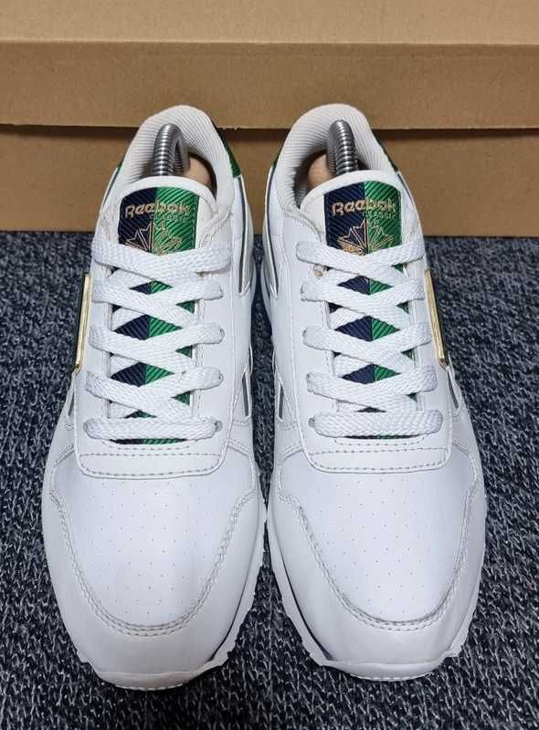 Reebok Classic White Green Leather R.36