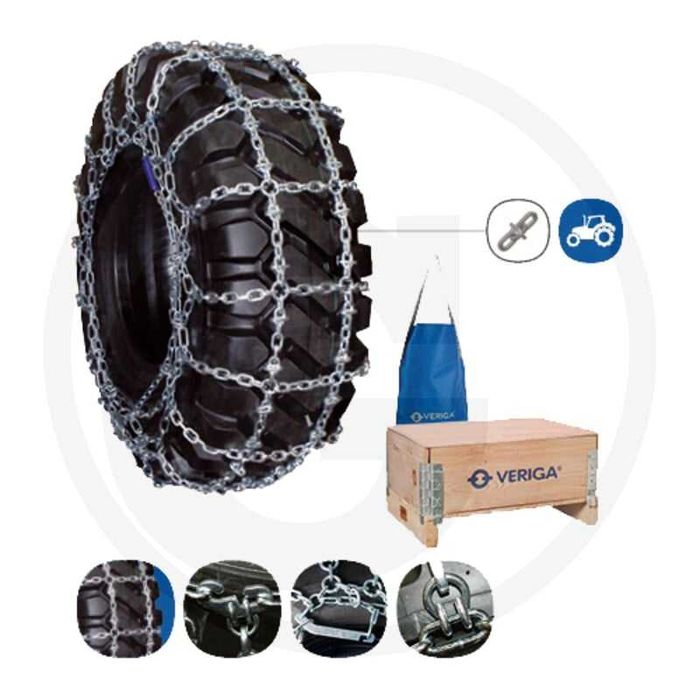 11.2-24 Łańcuchy śniegowe  375/70-20 inne rozmiary 340/75-20