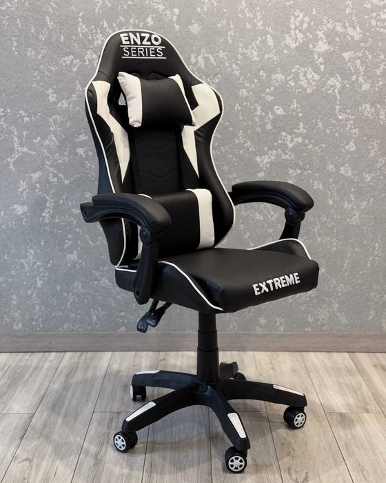 Компютерне крісло на колесах з екошкіри +2подушки РІЗНІ КОЛЬОРИ Крісла