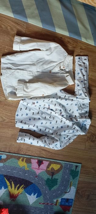 Koszule chłopięce H&M oraz cool club, rozmiar 86 i 92