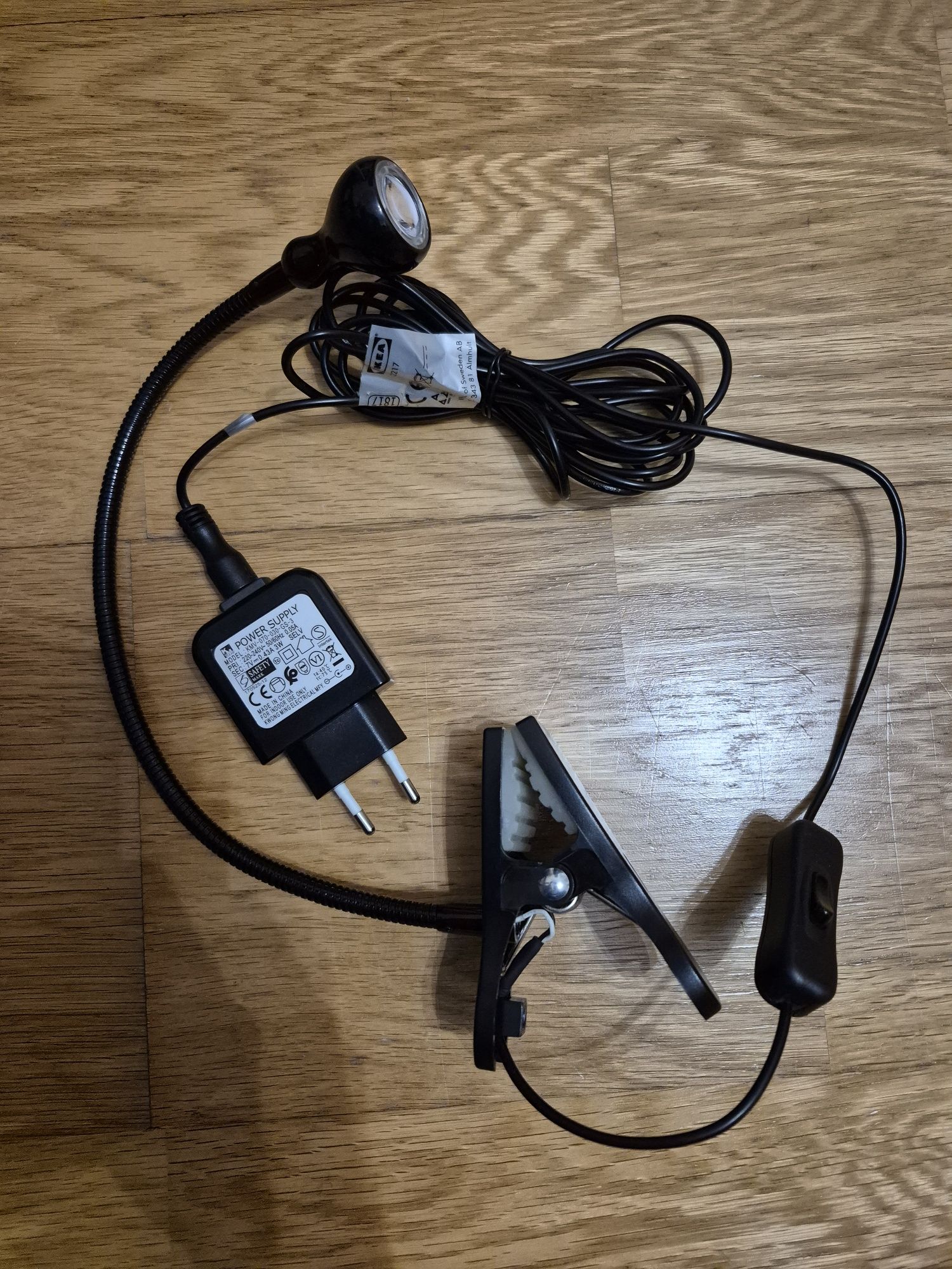 Candeeiro/Projector LED, com mola. Ikea