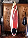Prancha de surf - Surf board - Tribord 6’4” (193cm) e capa de proteção