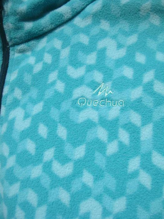 Бирюзовая кофточка флис реглан Decathlon Quechua