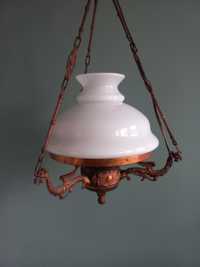 Żyrandol lampa wisząca miedź