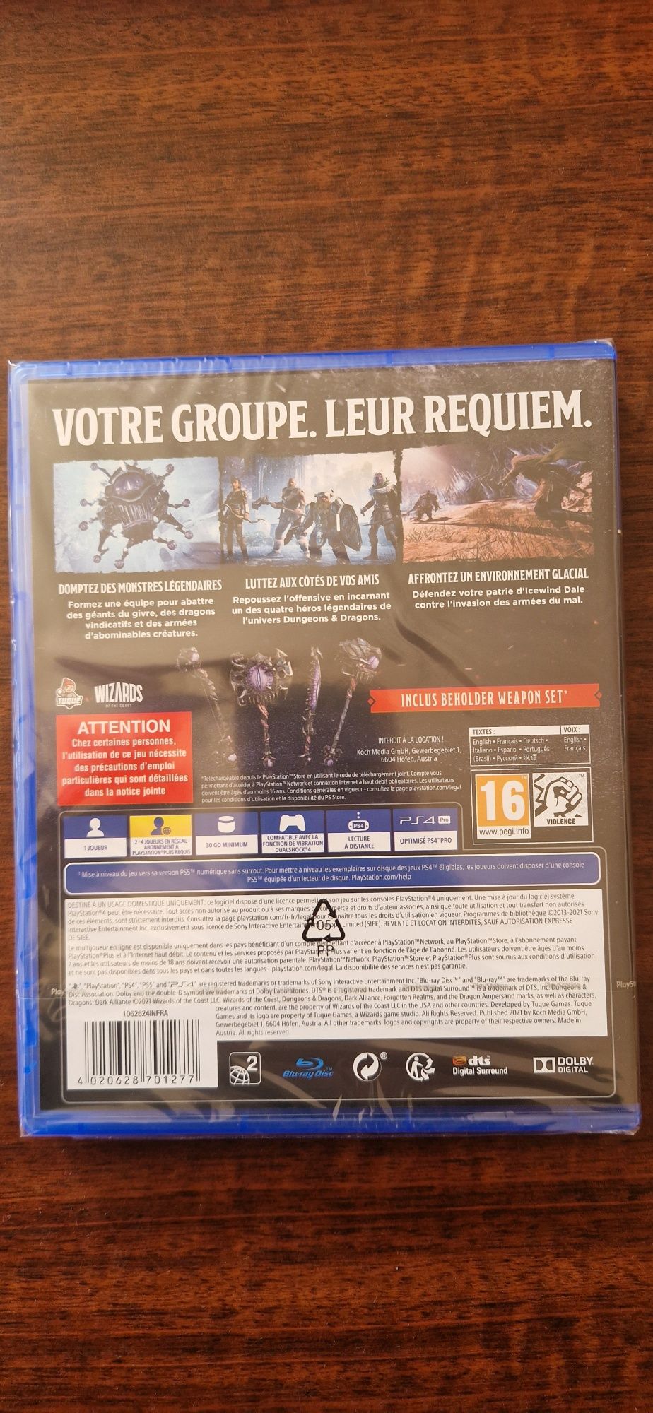 Dungeons&Dragons Dark Alliance PS4 NOWA !