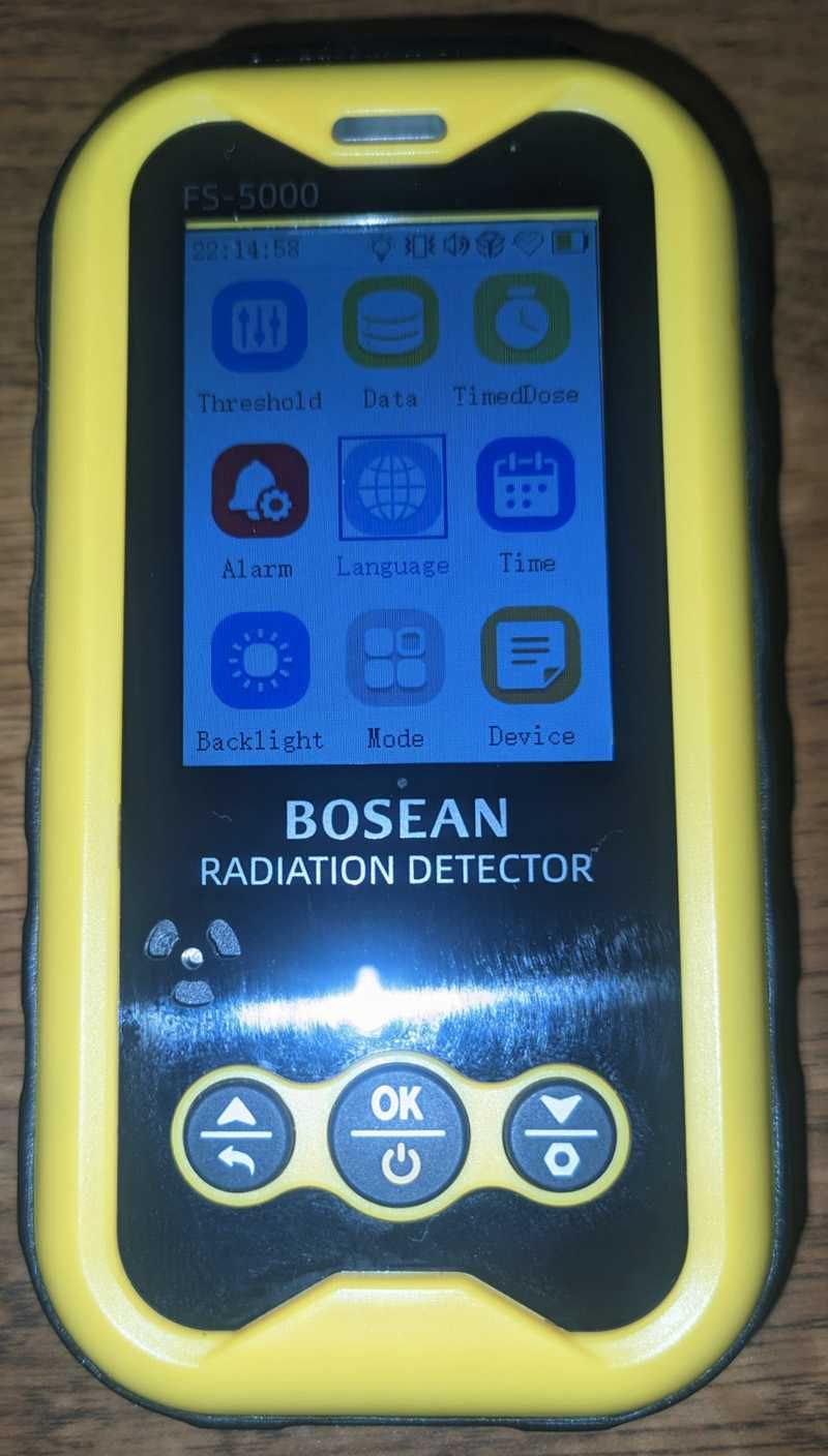 Дозиметр-радіометр, вимірювач радіації Bosean FS-5000 FS5000