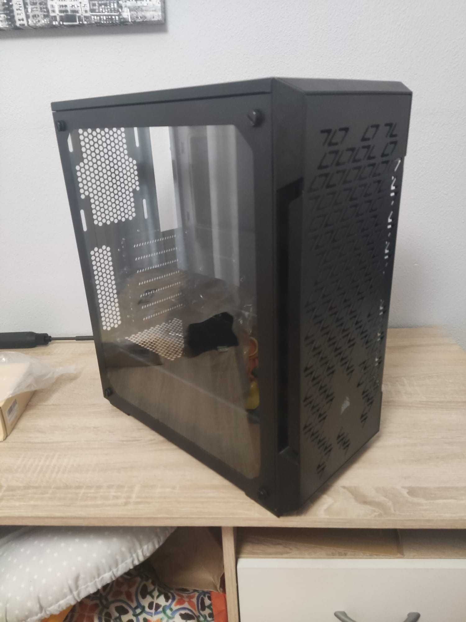 Caixa iCUE 220T Airflow Tempered Glass Preta