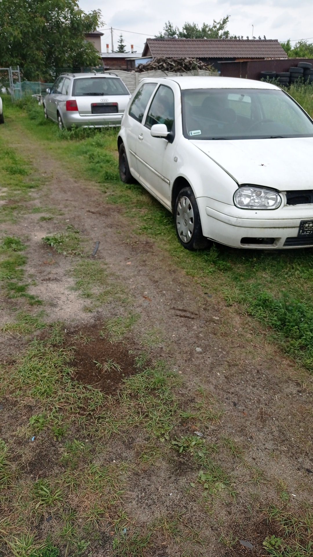 VW Golf IV drzwi zderzak czarny srebrny zielona butelka lampy Sonar ri