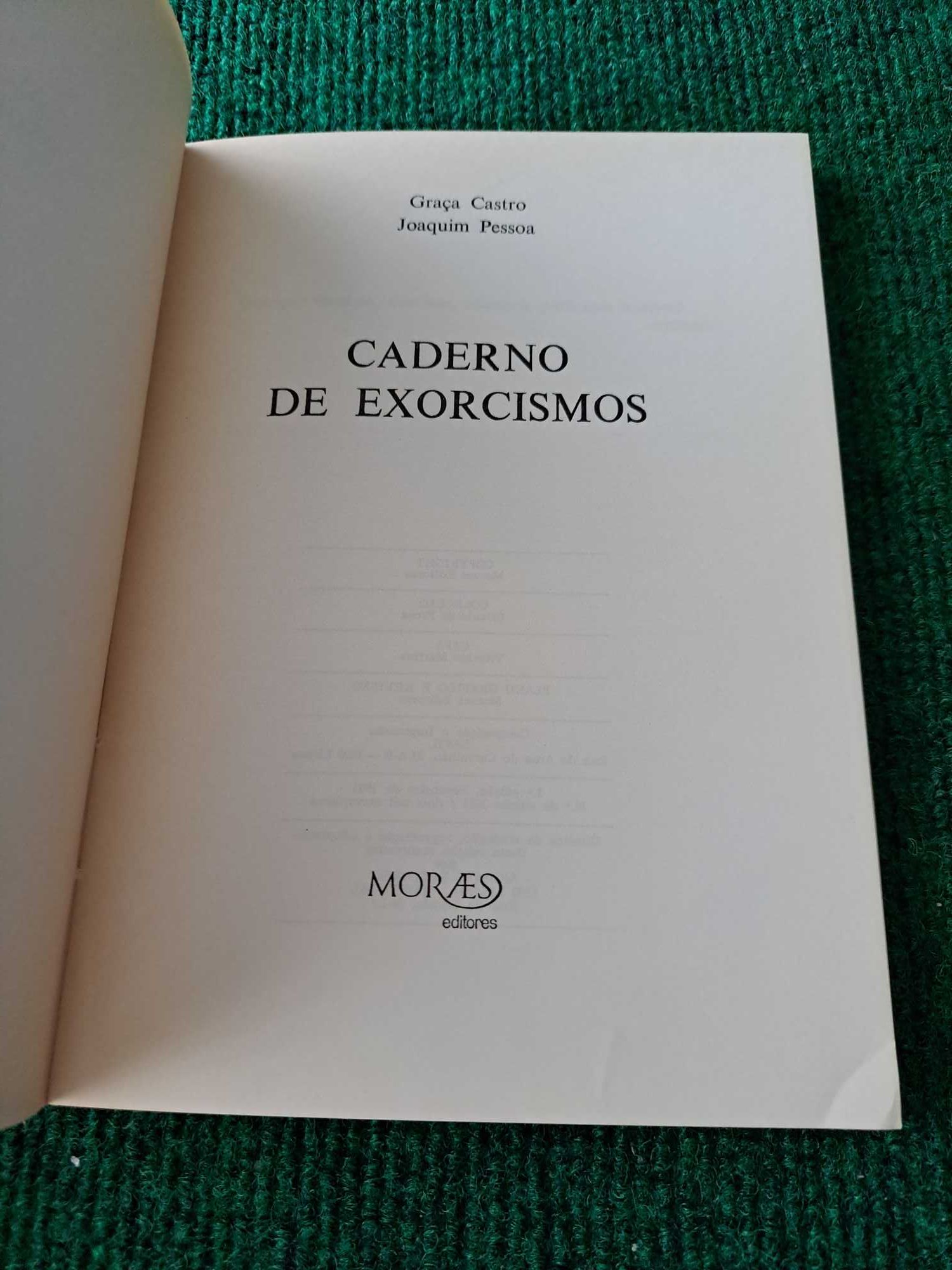 Caderno de Exorcismos - Graça Castro / Joaquim Pessoa