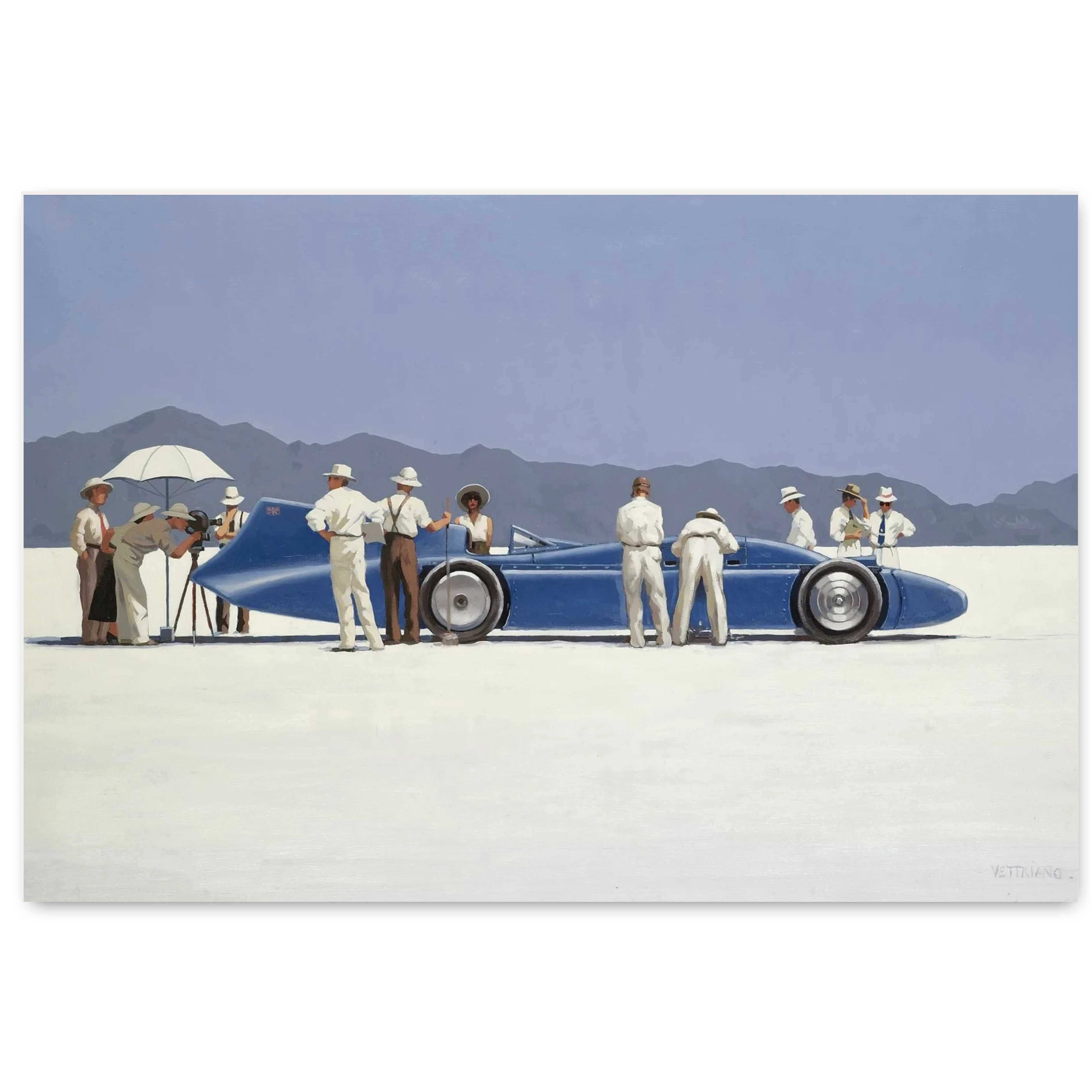 Jack Vettriano bluebird at bonneville plakat 91x61