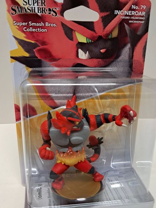Incineroar amiibo: Super Smash Bros. Collection (Nintendo Switch, 3DS)