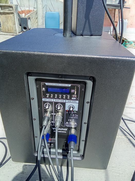 Sistema de Som Bi-Amplificado 12" USB/SD/BT 1200W VSOUND
Reentrada