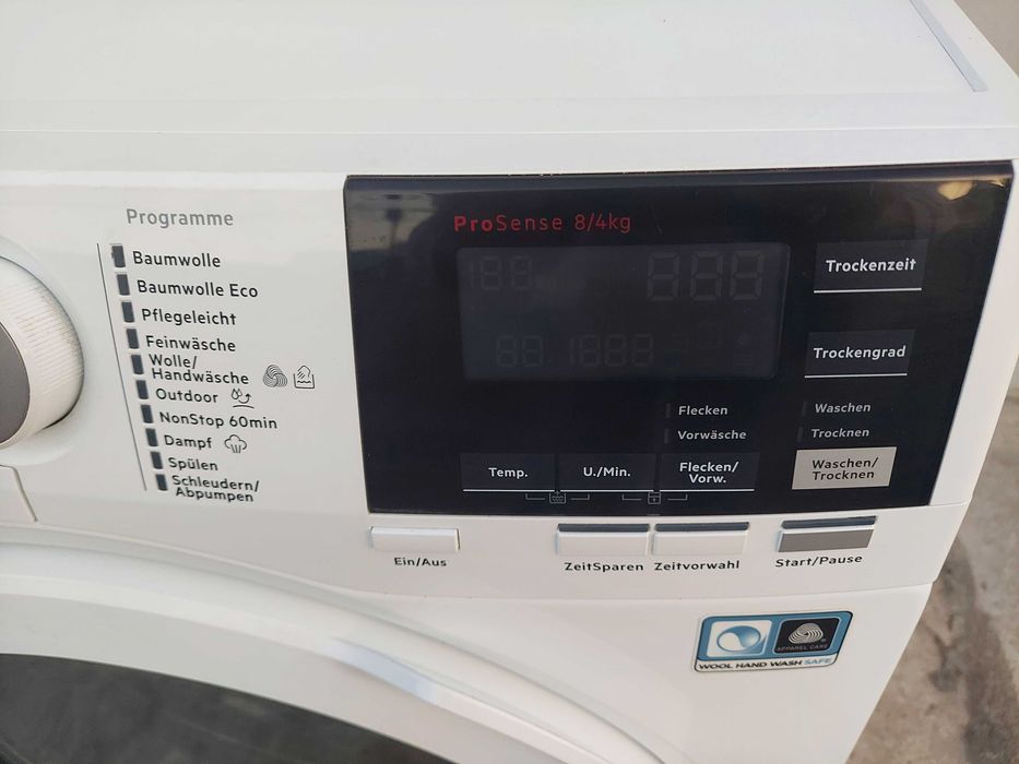 Пральна та сушильна машина AEG Serie 7000 2 в 1 / 8 та 4 кг