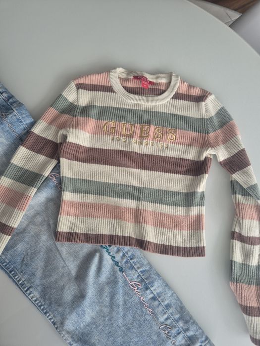 Guess jeansy i sweterek 8 lat