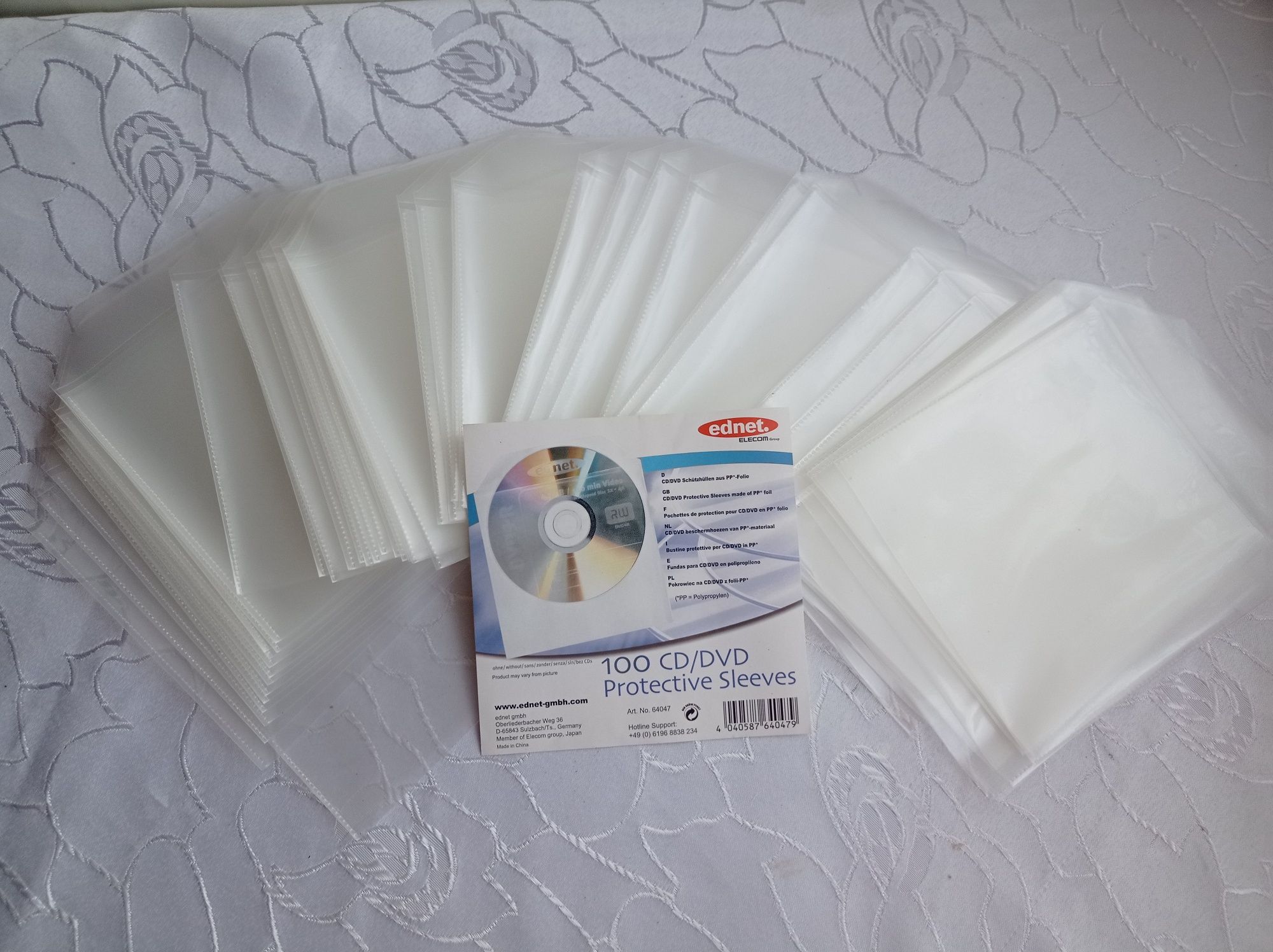 100 sztuk nowe opakowania na płyty CD/DVD