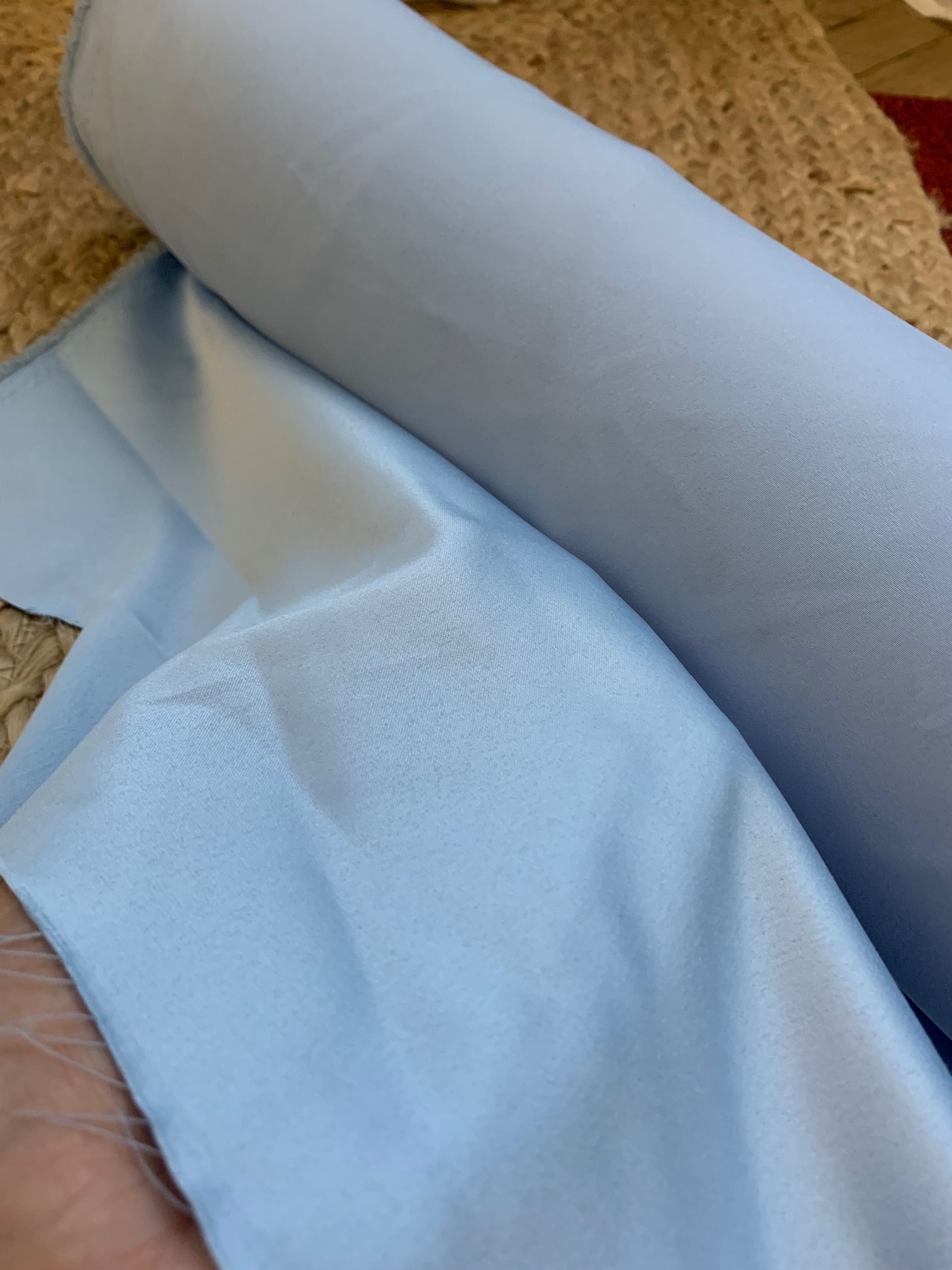 Атлас королівський голубий, тканина атлас, голуба тканина