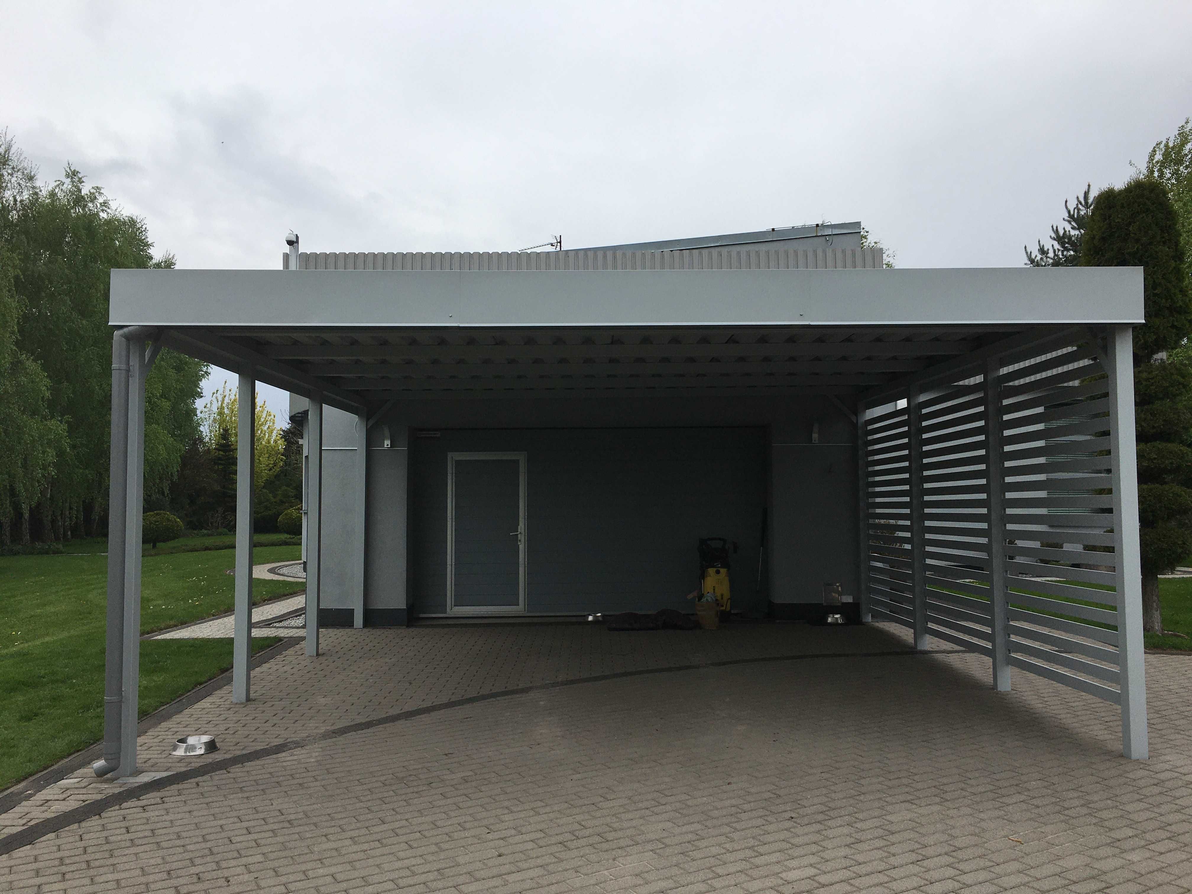 Wiata garażowa, carport, zadaszenie, wiata na dwa auta