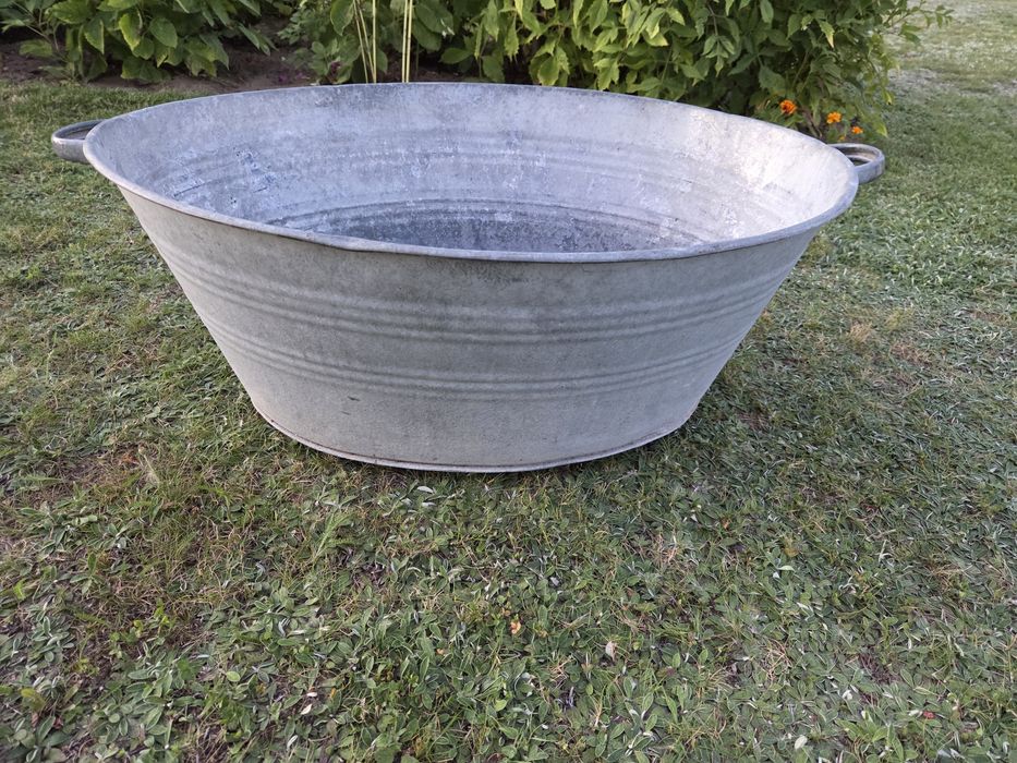 Wanna metalowa, balia do prania, zbiornik na deszczówkę