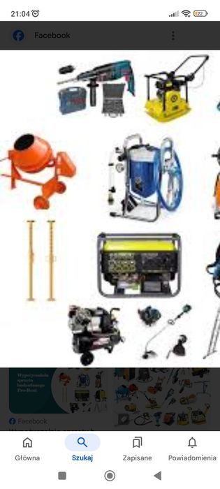 Wypożyczalnia sprzętu budowlanego