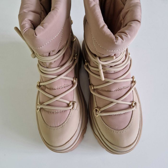 Сапоги дутики zara зима 37