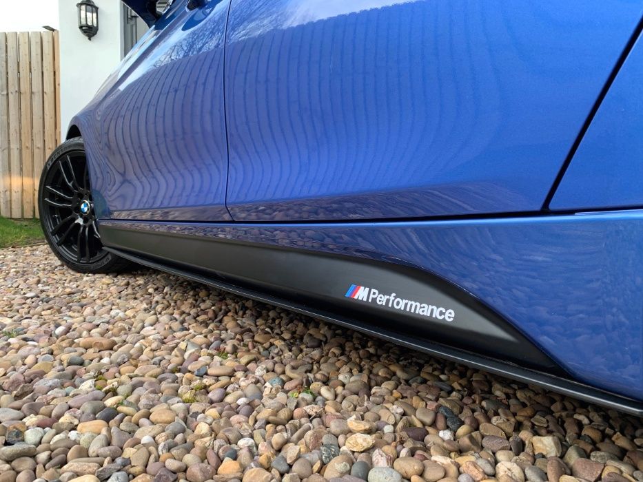 Наклейки на пороги M-Performance для  3 4 серії BMW F30 F32