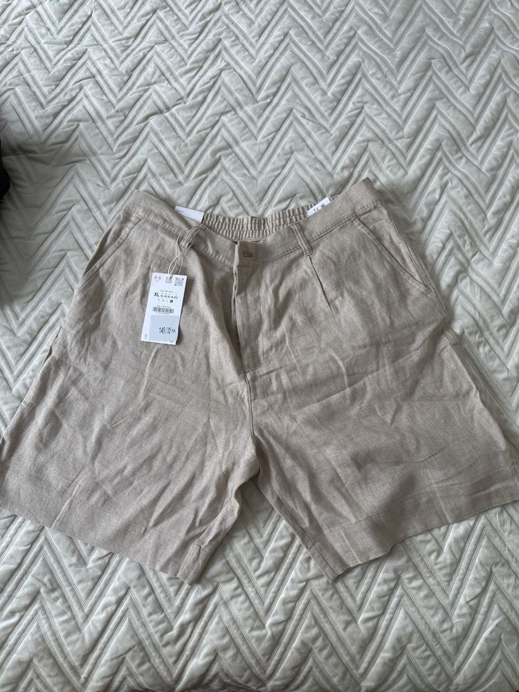 Шорты zara льняные