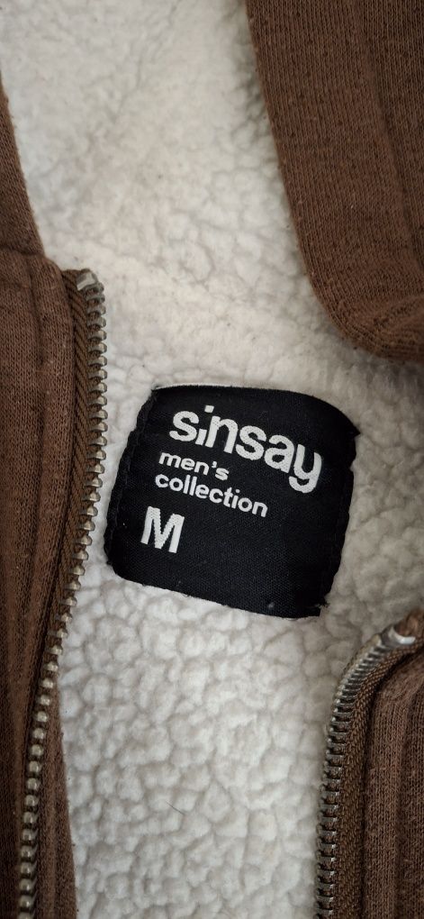 Bluza męska M Sinsay bluza z futerkiem
