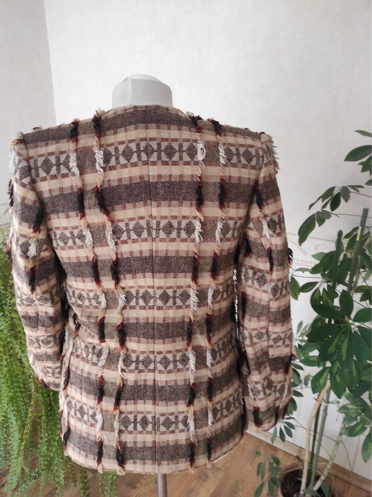 Kurtka żakiet marynarka Emark rozmiar M 38 nowa Boho etno wzory