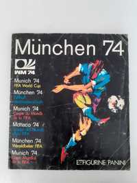 Caderneta de cromos de futebol Panini Munchen 74