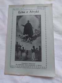 Echo z Afryki 1936 czasopismo dla popierania misyj katolickich w afryc