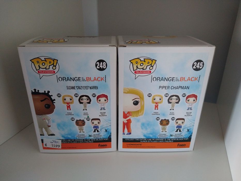 Funko POP Orange is the new Black - Piper e Crazy Eyes (245 e 248)