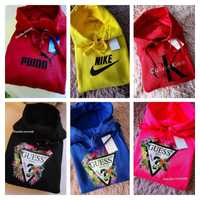 Bluzy damskie z logo Guess Nike kolory S-XL!!!