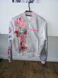Bluza bejsbolówka print pianka XS