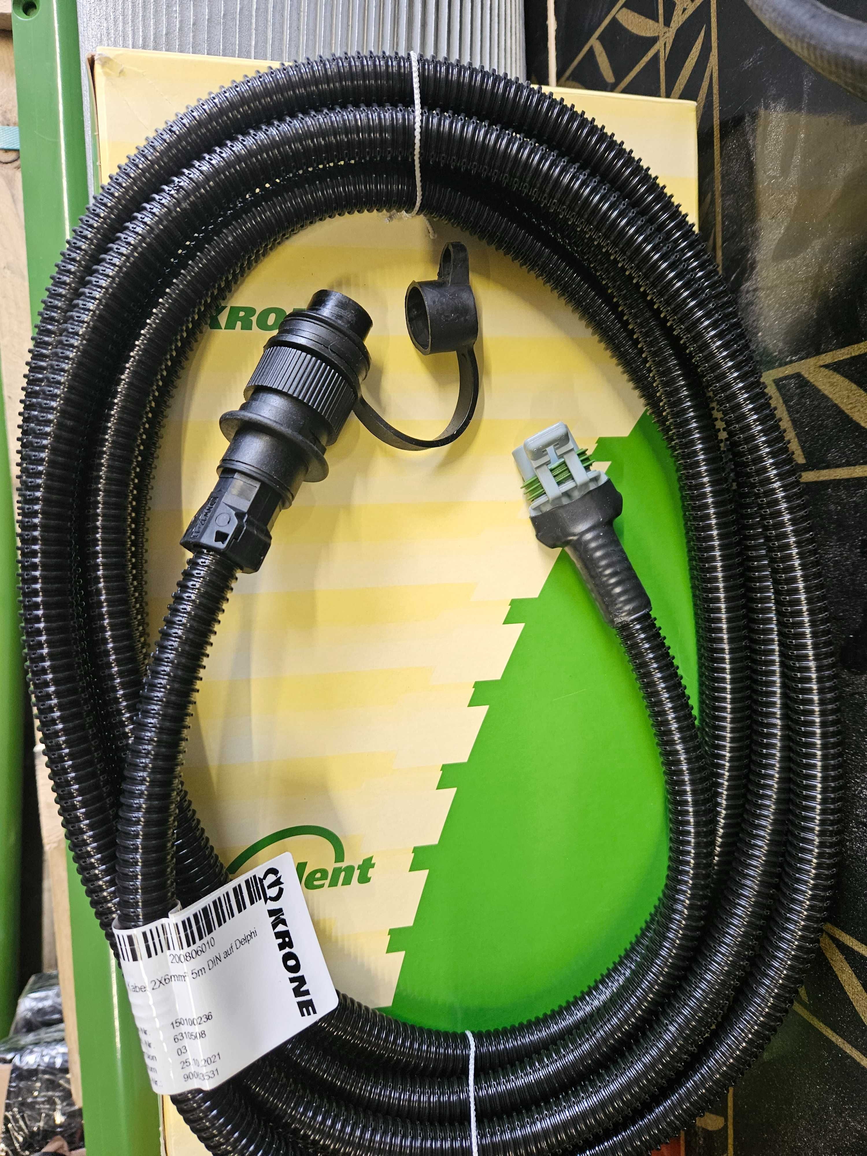 Przejściówka, kabel zasilający 3 pinowy  12V  do  sterownika Krone