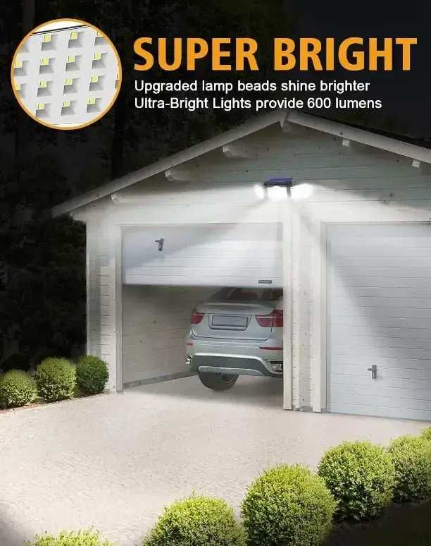 Solar Sensor Wall Light 62LED на сонячній батареї з датчиком руху