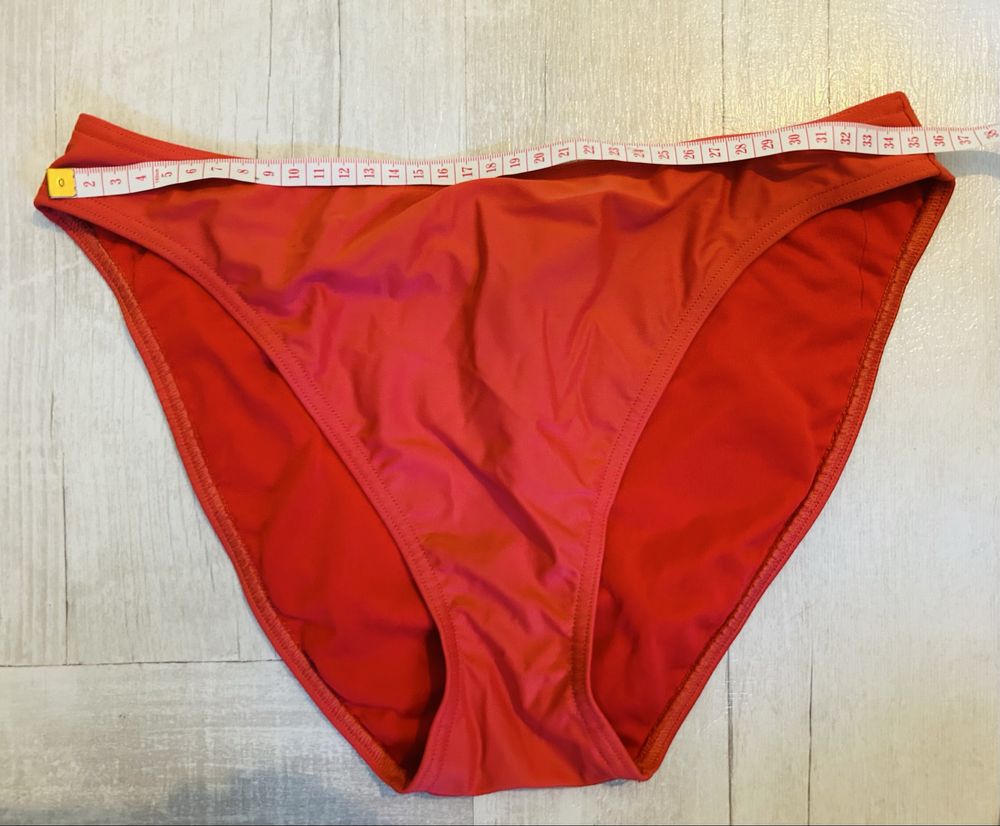 Majtki stój kąpielowy czerwony 40 Aqualoca H&M