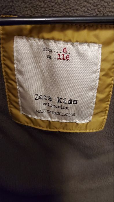 Куртка пуховик Zara зима-осень